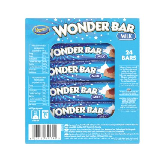 Picture of Sweets Wonder Bars Milk (24) (20-2740-)