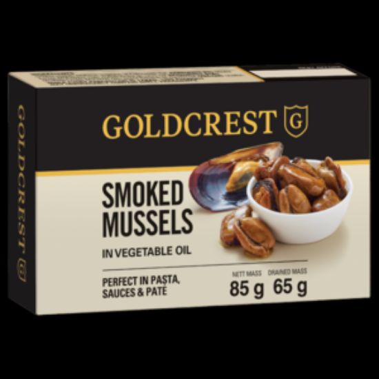 Picture of Mussels Smoked Tinned Goldcrest 25x85g
