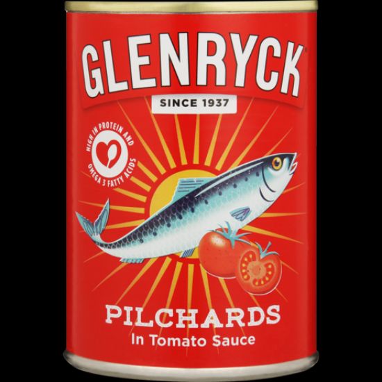 Picture of Pilchards in Tomato Sauce Glenryck 400g