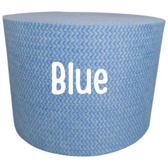 Picture of Cloth Roll Blue Duralite Spunlace 24cm x 50cm (800 Sheets)