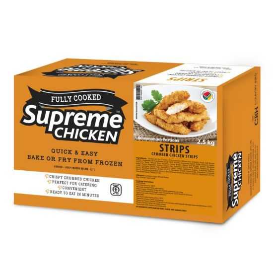 Picture of Chicken Strips Crumbed Supreme 2.5kg