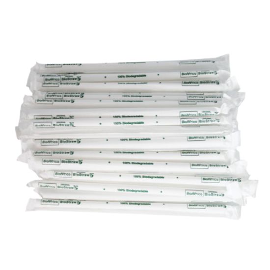 Picture of Straws Biodegradable Natura Wrapped 8mm (100's)