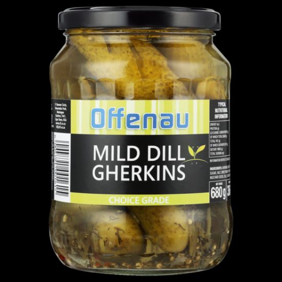 Picture of Gherkins Mild Dill Offenau 680g