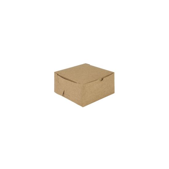 Picture of Cake Box 5 x 5 x 2.5 Kraft (100)