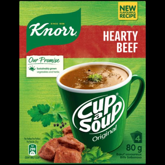 Picture of Soup Cup a Soup Hearty Beef 80g 4`s