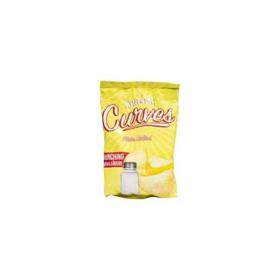 Picture of Snack Curves Chips Plain Salted 20 x 125g